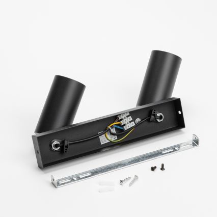 Brilagi - Spot SELE 2xGU10/30W/230V zwart/goud