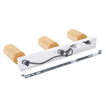 Brilagi - Spot SELE 3xGU10/30W/230V wit/eiken decor