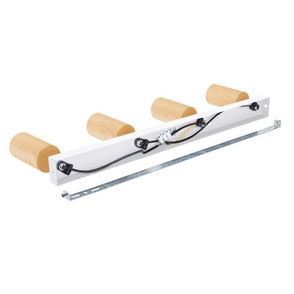 Brilagi - Spot SELE 4xGU10/30W/230V wit/eiken decor
