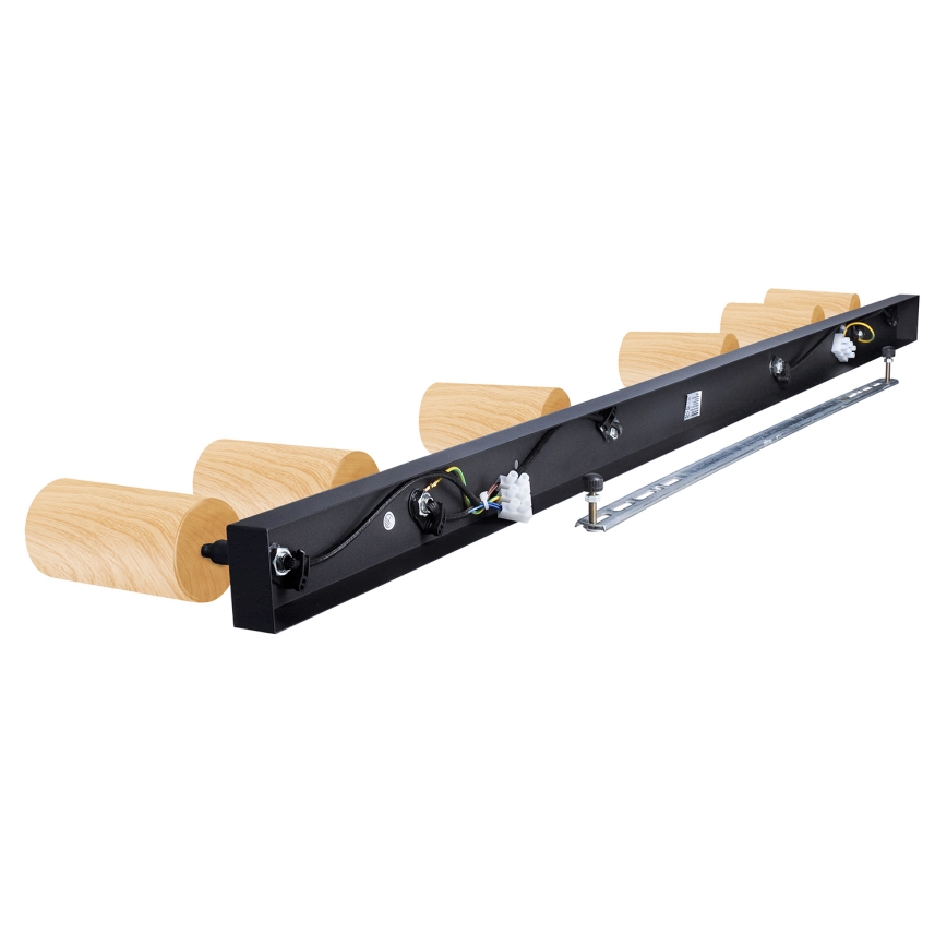 Brilagi - Spot SELE 6xGU10/30W/230V zwart/eiken decor