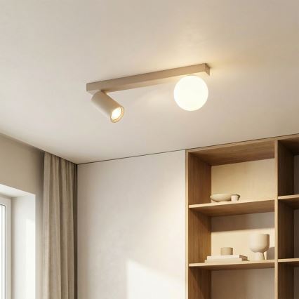 Brilagi - Spot SELE BALL 1xGU10/30W/230V + 1xG9/10W beige