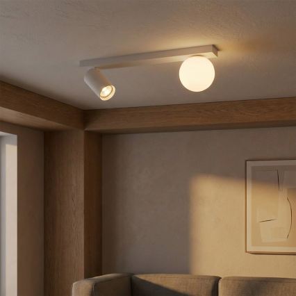Brilagi - Spot SELE BALL 1xGU10/30W/230V + 1xG9/10W blanc