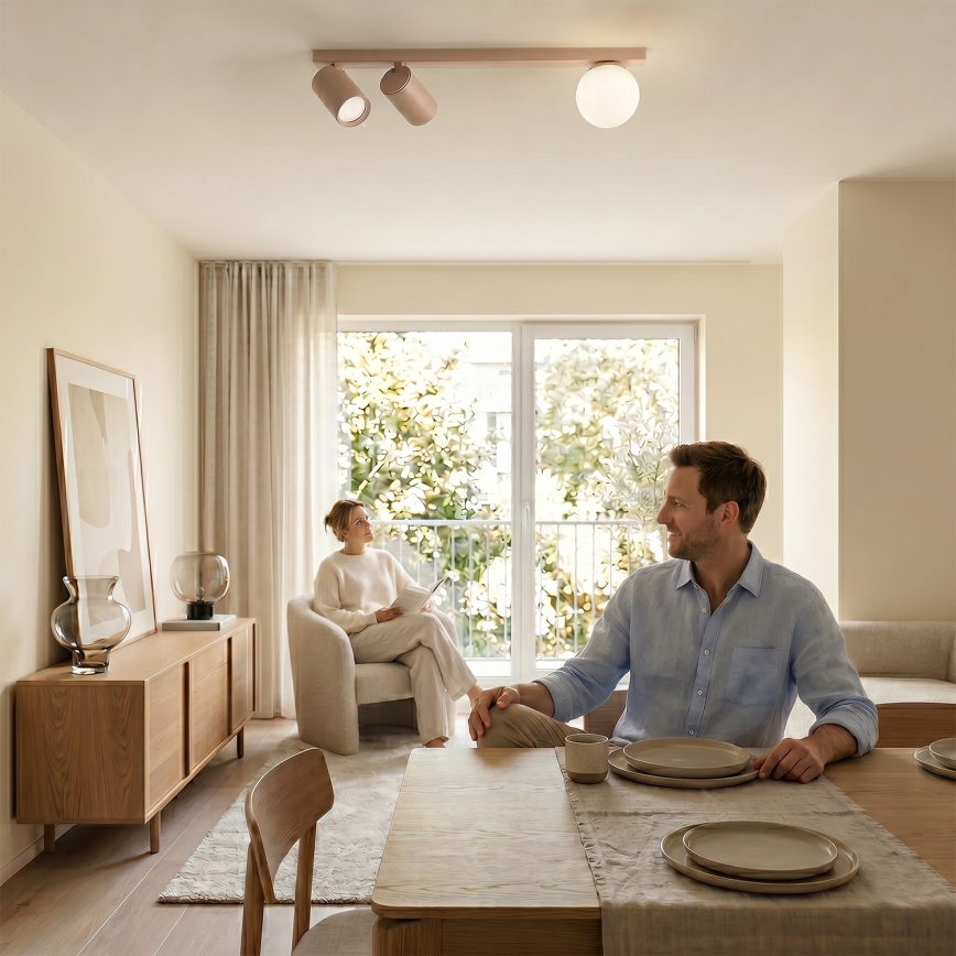 Brilagi - Spot SELE BALL 2xGU10/30W/230V + 1xG9/10W beige