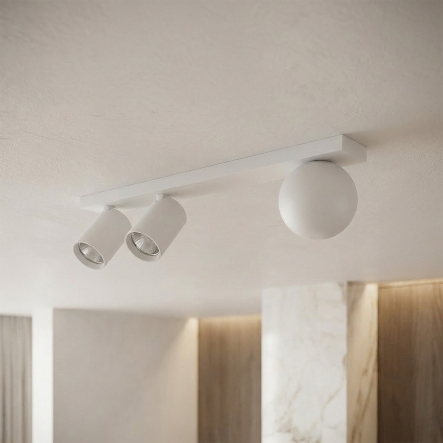 Brilagi - Spot SELE BALL 2xGU10/30W/230V + 1xG9/10W blanc