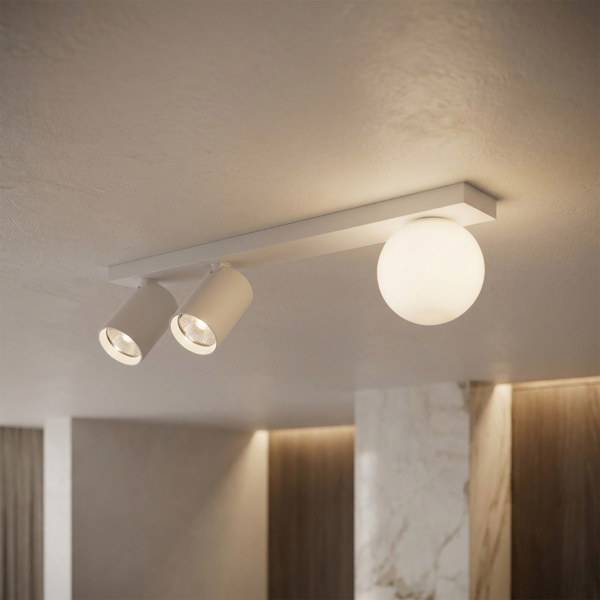 Brilagi - Spot SELE BALL 2xGU10/30W/230V + 1xG9/10W blanc