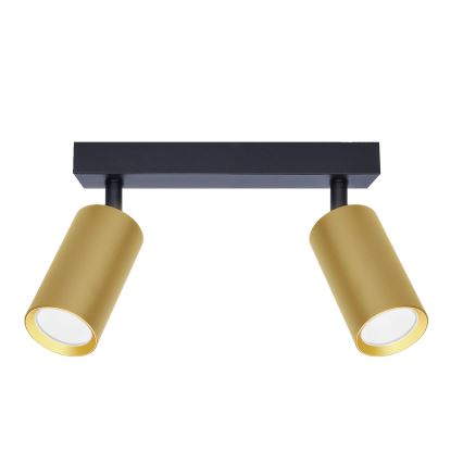 Brilagi - Spot SELE GOLDEN 2xGU10/30W/230V zwart/goud