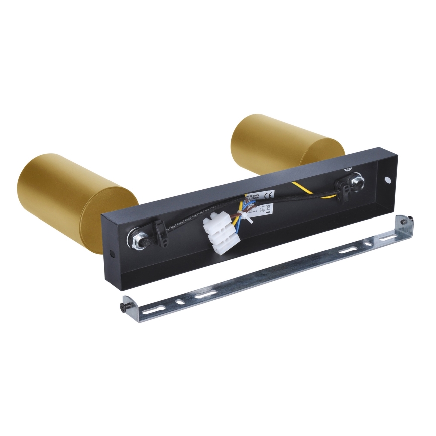 Brilagi - Spot SELE GOLDEN 2xGU10/30W/230V zwart/goud