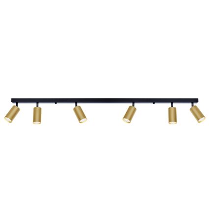 Brilagi - Spot SELE GOLDEN 6xGU10/30W/230V zwart/goud