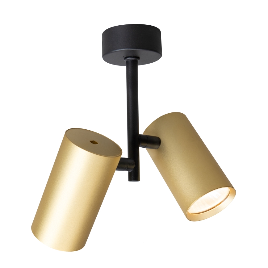 Brilagi - Spot SELE VERTICAL 2xGU10/30W/230V zwart/goud