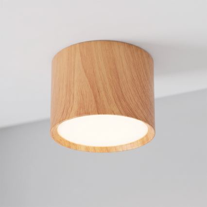 BRILAGI - Spot SMOOTH 1xGX53/15W/230V 60x82 mm décor chêne