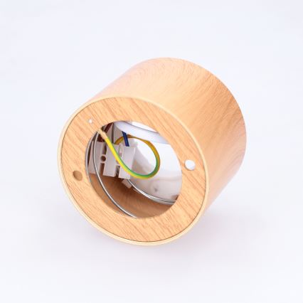 BRILAGI - Spot SMOOTH 1xGX53/15W/230V 60x82 mm décor chêne