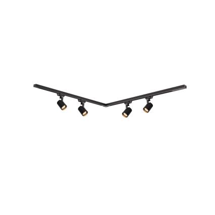 Brilagi - Spot voor railsysteem HUSKY 4x GU10/10W/230V, zwart