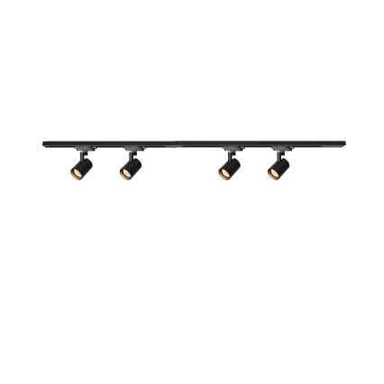 Brilagi - Spot voor railsysteem HUSKY 4x GU10/10W/230V, zwart