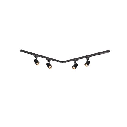Brilagi - Spot voor railsysteem HUSKY 4xGU10/10W/230V zwart