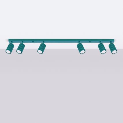 Brilagi - Spotarmatuur CRESTO 6xGU10/10W/230V turkoois