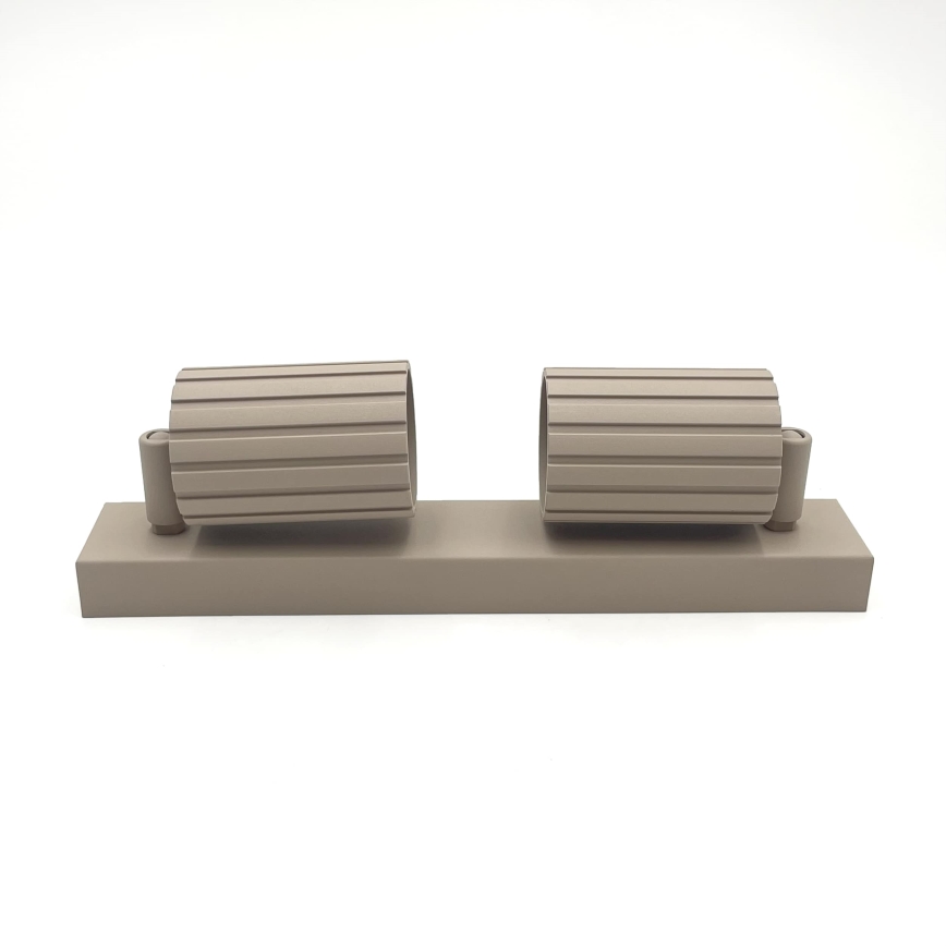 Brilagi - Spotarmatuur CRISPINA 2xGU10/10W/230V beige