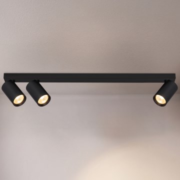 Brilagi - Spotarmatuur SELE LONG 3xGU10/30W/230V zwart