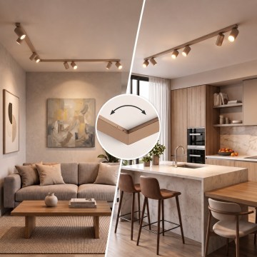BRILAGI - Spotarmatuur SELE LONG 8xGU10/30W/230V beige