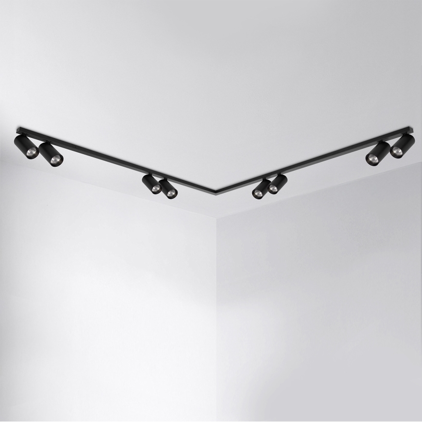 Brilagi - Spotarmatuur SELE LONG 8xGU10/30W/230V zwart