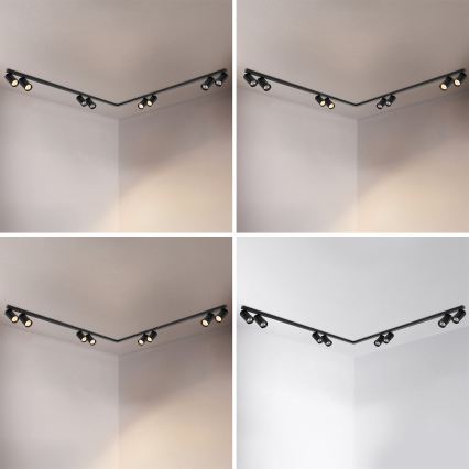 Brilagi - Spotarmatuur SELE LONG 8xGU10/30W/230V zwart