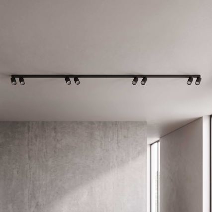 BRILAGI - Spotarmatuur SELE LONG 8xGU10/30W/230V zwart