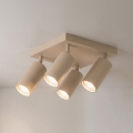 Brilagi - Spotarmatuur SELE SQUARE 4xGU10/30W/230V beige