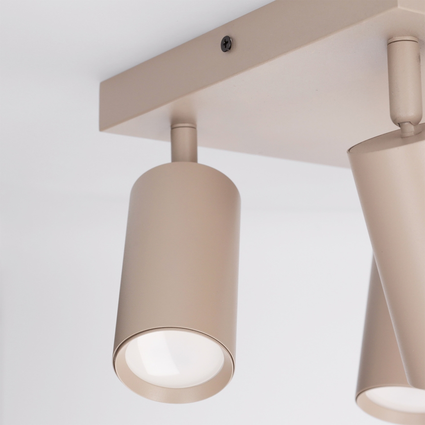 Brilagi - Spotarmatuur SELE SQUARE 4xGU10/30W/230V beige