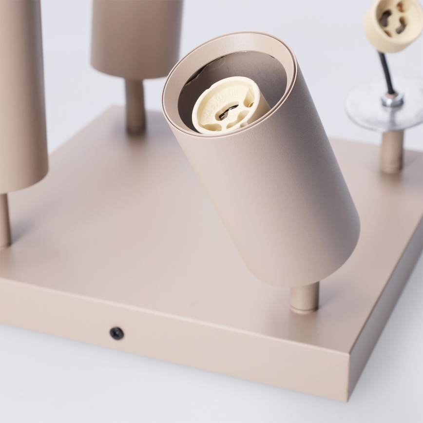Brilagi - Spotarmatuur SELE SQUARE 4xGU10/30W/230V beige
