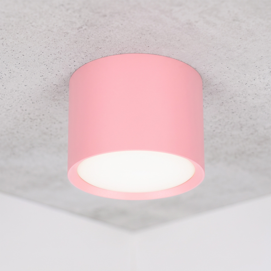 BRILAGI - Spotarmatuur SMOOTH 1xGX53/15W/230V 60x82 mm roze