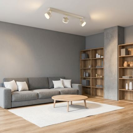 Brilagi - Spotlamp 3xGX53/12W/230V beige