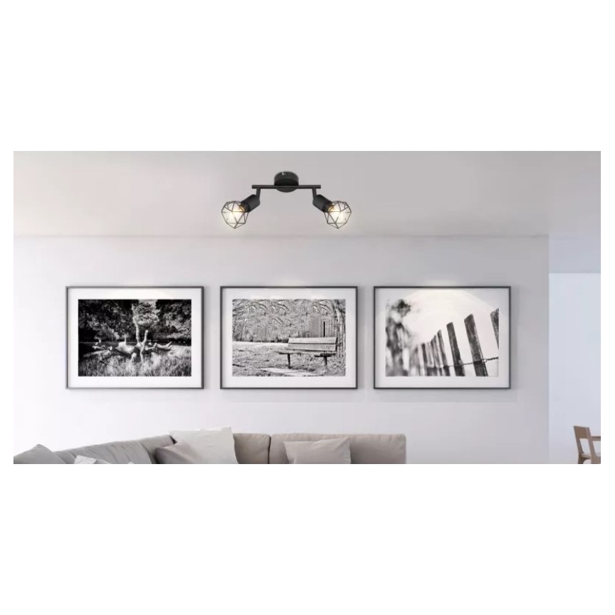 Brilagi - Spotlamp CAGE 2xE14/40W/230V