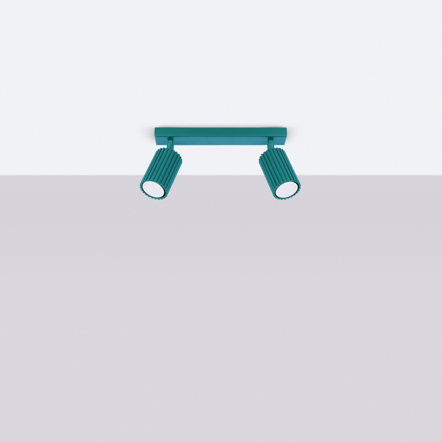 Brilagi - Spotlamp CRESTO 2xGU10/10W/230V turkoois