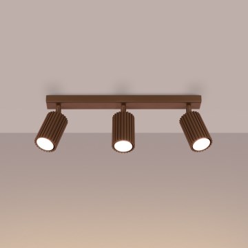 Brilagi - Spotlamp CRESTO 3xGU10/10W/230V bruin