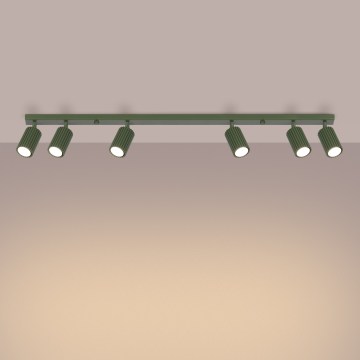 Brilagi - Spotlamp CRESTO 6xGU10/10W/230V groen