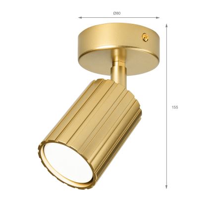 Brilagi - Spotlamp CRISPINA 1xGU10/10W/230V goudkleurig