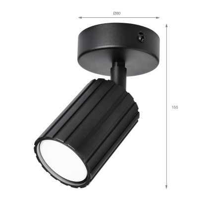 Brilagi - Spotlamp CRISPINA 1xGU10/10W/230V zwart