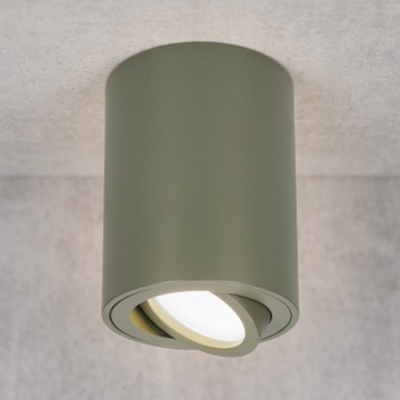 BRILAGI - Spotlamp MIA 1xGU10/30W/230V 100x80 mm donkergroen