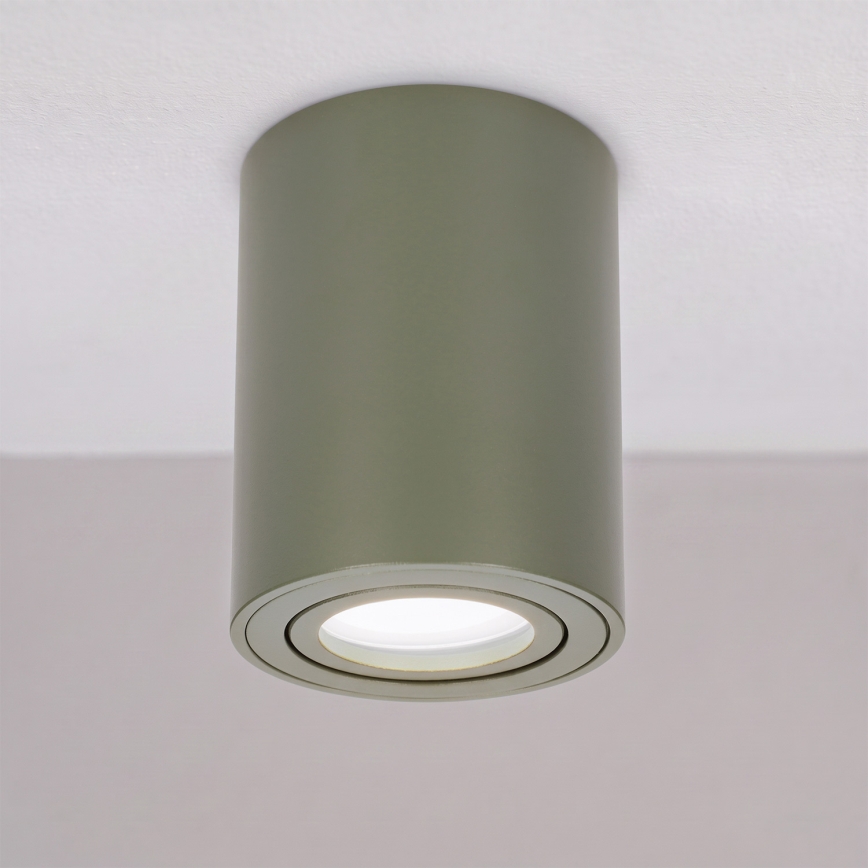BRILAGI - Spotlamp MIA 1xGU10/30W/230V 100x80 mm donkergroen
