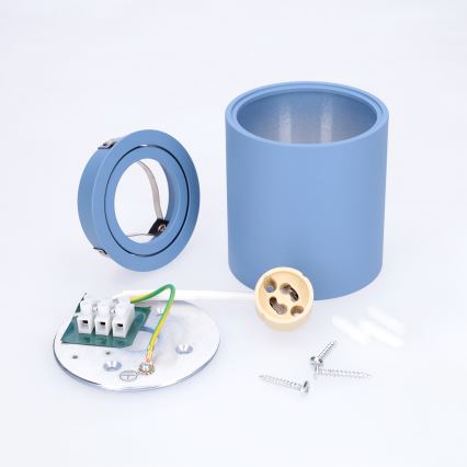 BRILAGI - Spotlamp MIA 1xGU10/30W/230V 84x80 mm blauw