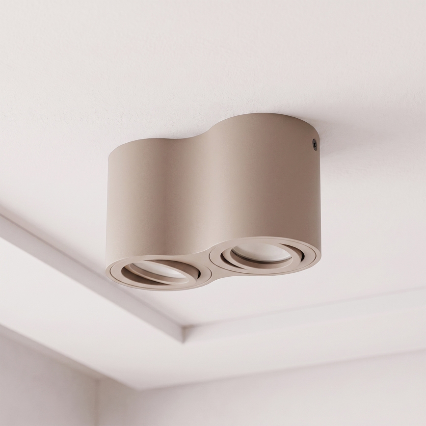 BRILAGI - Spotlamp MIA DOUBLE 2xGU10/30W/230V beige