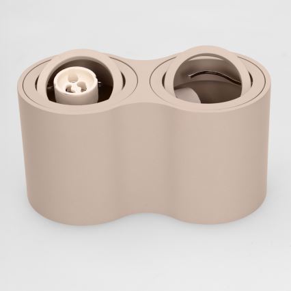 BRILAGI - Spotlamp MIA DOUBLE 2xGU10/30W/230V beige