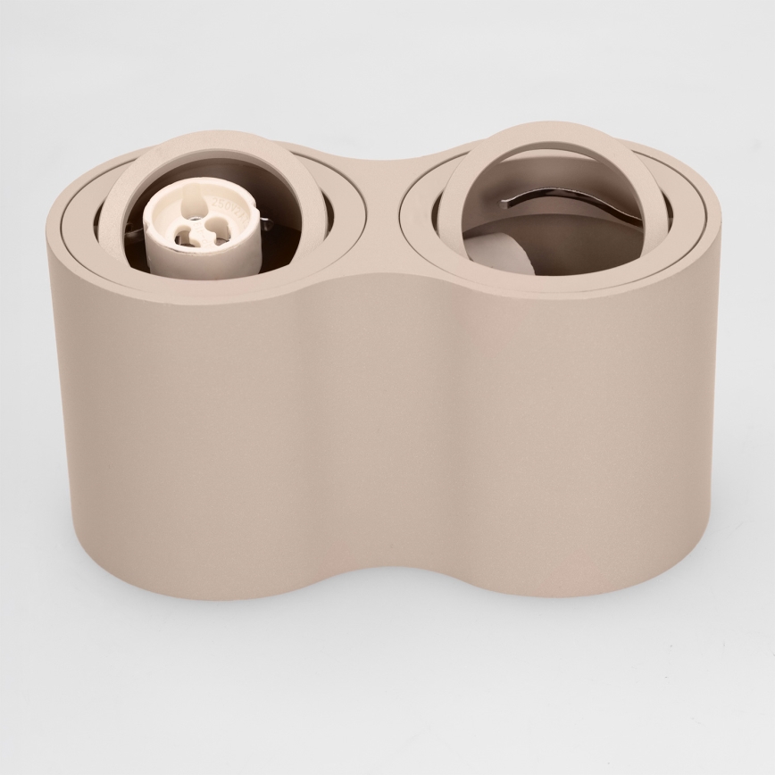 BRILAGI - Spotlamp MIA DOUBLE 2xGU10/30W/230V beige