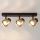 Brilagi - Spotlamp NUGGET 3xGU10/30W/230V zwart/goud