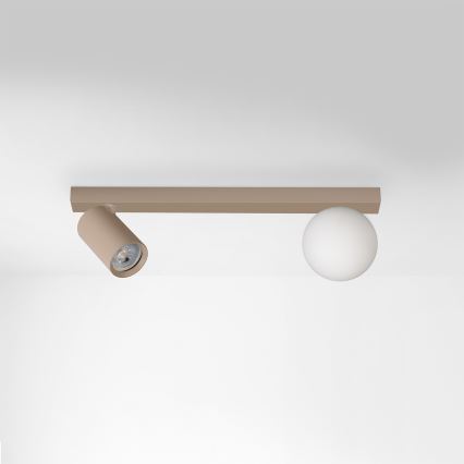 BRILAGI - Spotlamp SELE BALL 1xGU10/30W/230V + 1xG9/10W beige