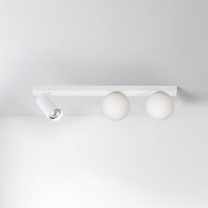 Brilagi - spotlamp SELE BALL 1xGU10/30W/230V + 2xG9/10W wit