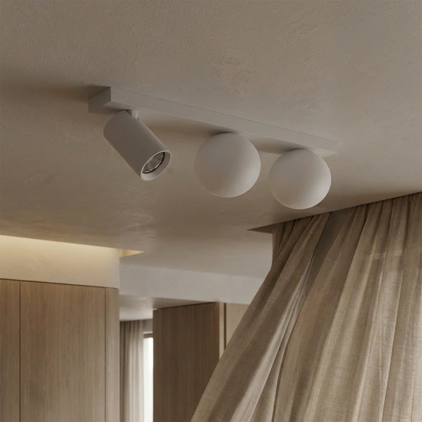 Brilagi - spotlamp SELE BALL 1xGU10/30W/230V + 2xG9/10W wit