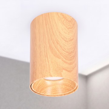 BRILAGI - Spotlamp TRINE 1xGU10/30W/230V eiken decor