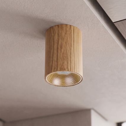 BRILAGI - Spotlamp TRINE 1xGU10/30W/230V eiken decor