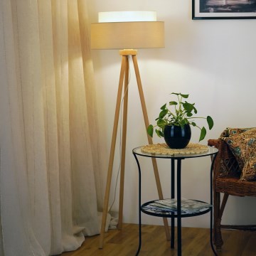 Brilagi - Staande lamp ARIZONA BOHO 1xE27/15W/230V beige