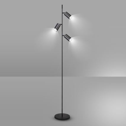 Brilagi - Staande Lamp SELE 3xGU10/30W/230V zwart